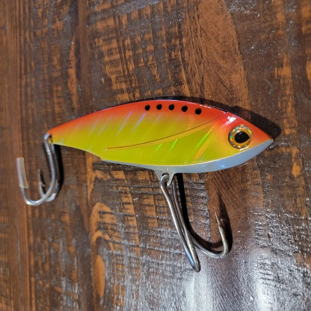 PlayAction‎ Braid Runner Trolling Lure Adjustable Dive Depths Orange/Yellow 7